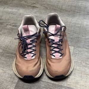 On Running Women's Sneakers in Pink and Tan